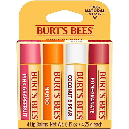 Burt's Bees 100% Natural Moisturizing Lip Balm (Superfruit) - dailyvitalstore
