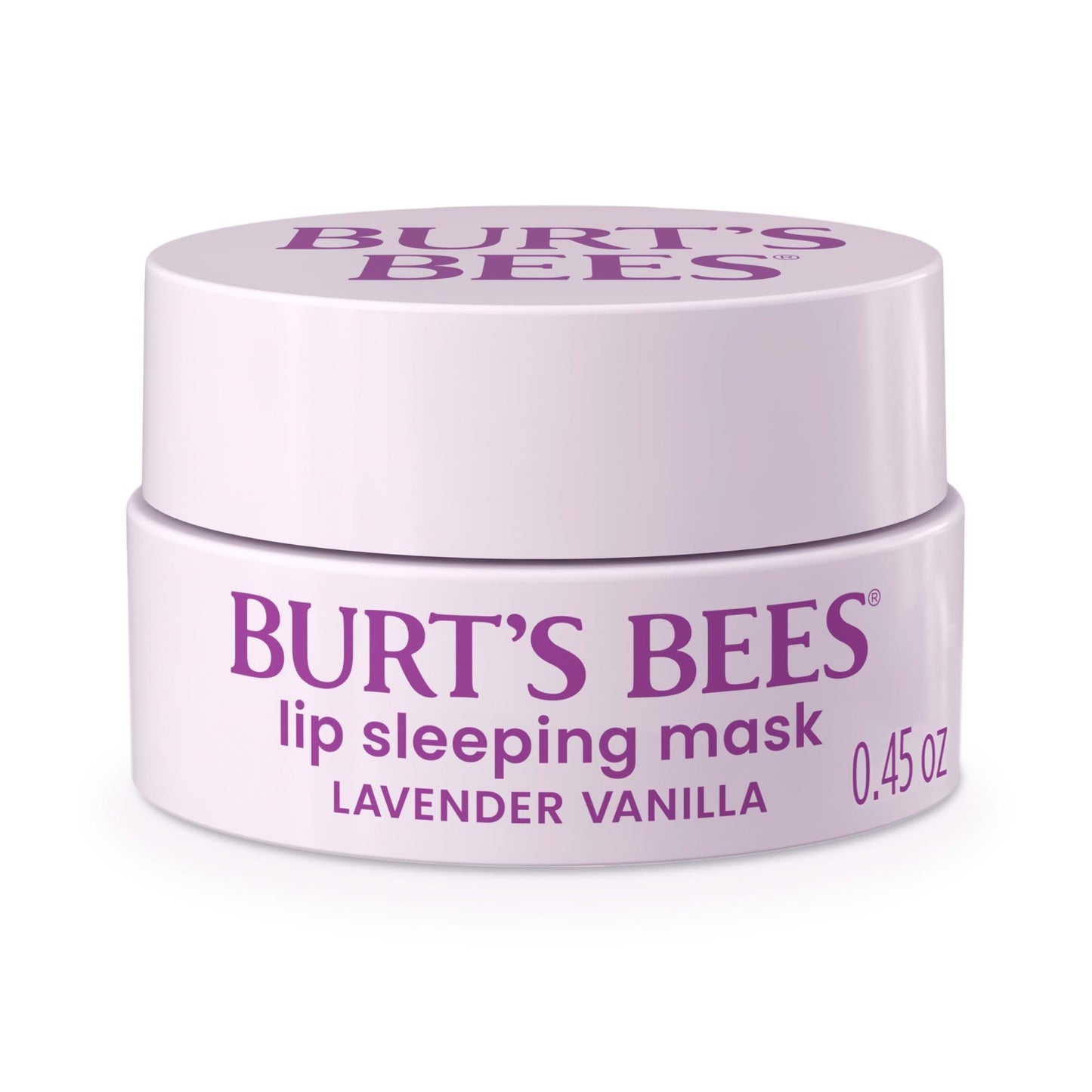 Burt’s Bees Lavender Vanilla Lip Sleeping Mask, With Hyaluronic Acid and Squalane Moisturizer To Instantly Hydrate Lips, Overnight Mask and Treatment, 0.45 oz. - dailyvitalstore