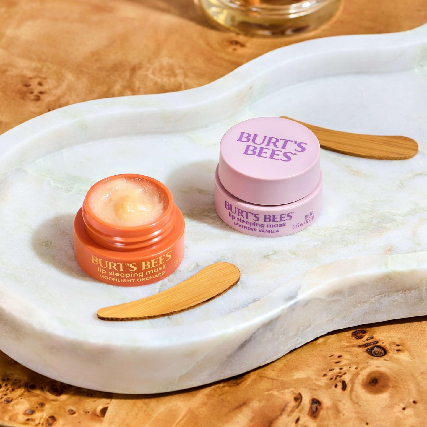 Burt’s Bees Lavender Vanilla Lip Sleeping Mask, With Hyaluronic Acid and Squalane Moisturizer To Instantly Hydrate Lips, Overnight Mask and Treatment, 0.45 oz. - dailyvitalstore
