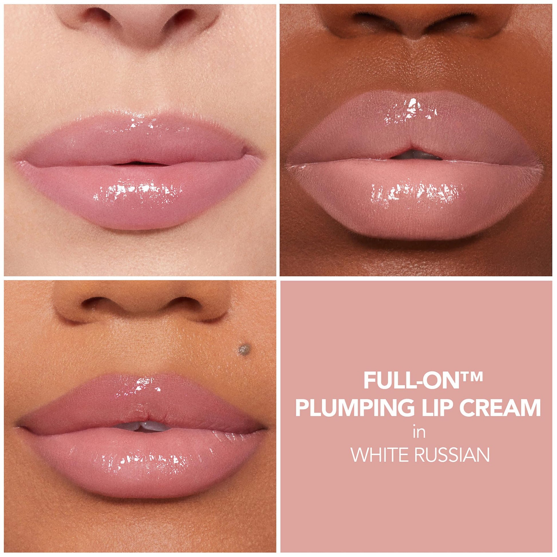 BUXOM Full-On Plumping Lip Cream, White Russian - dailyvitalstore