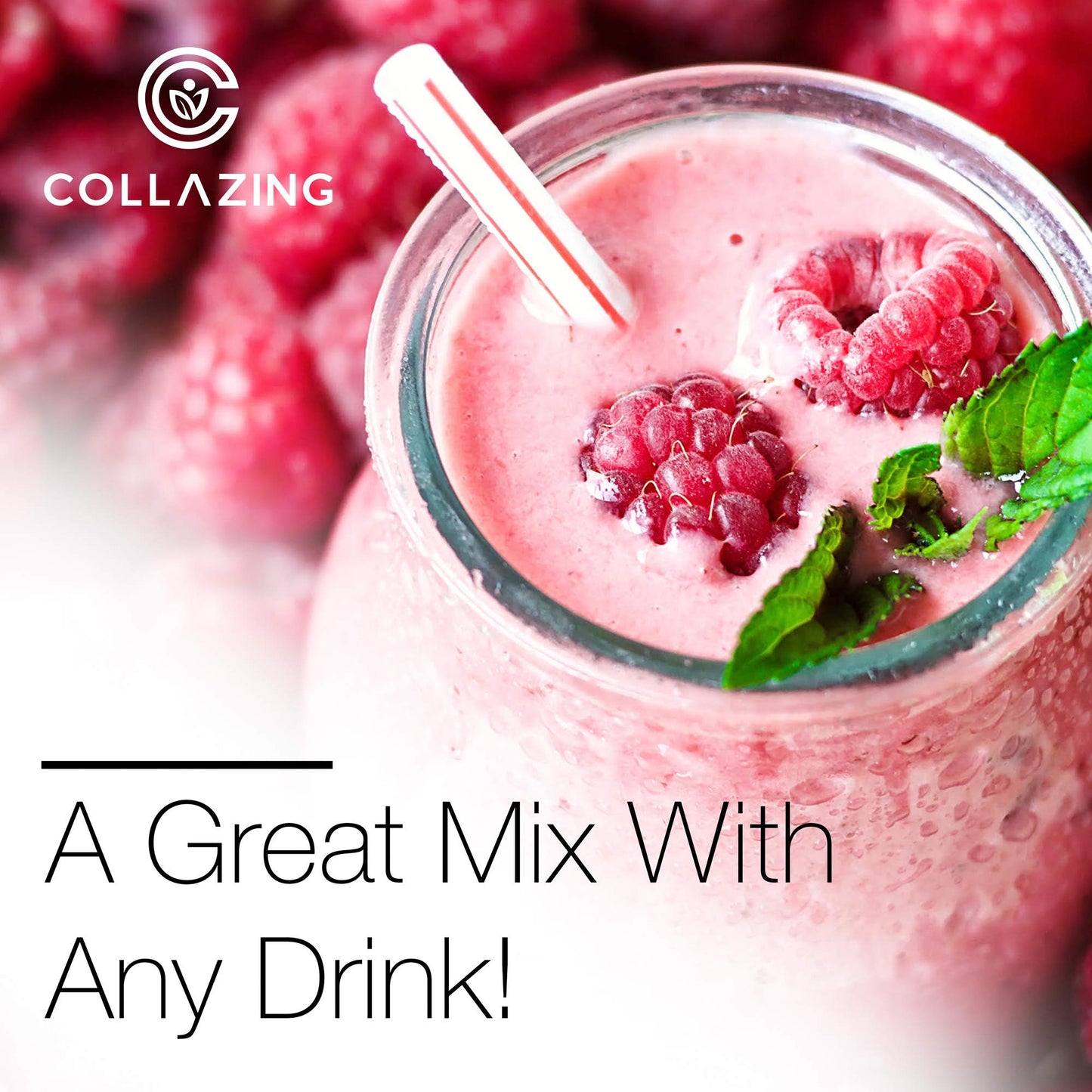 C COLLAZING - Alaskan Wild-Caught Marine Collagen Peptides with Hyaluronic Acid & Vitamin C - Supports Skin, Hair, Nails, Joints & Bones - Type 1 & 3 Collagen - dailyvitalstore