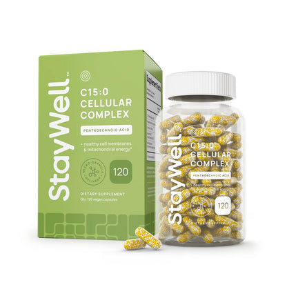 C15:0 Pentadecanoic Acid Supplement | Longevity, Cellular & Membrane Support, Micro-Granule Enhanced Absorption, Phosphatidylcholine, L-Carnitine, - dailyvitalstore