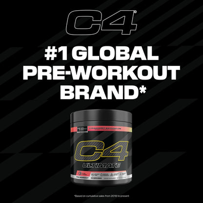 C4 Ultimate Pre Workout Powder Watermelon - Sugar Free Preworkout Energy Supplement for Men & Women - 300mg Caffeine + 3.2g Beta Alanine - dailyvitalstore