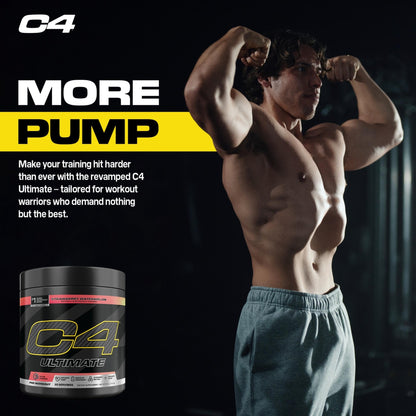 C4 Ultimate Pre Workout Powder Watermelon - Sugar Free Preworkout Energy Supplement for Men & Women - 300mg Caffeine + 3.2g Beta Alanine - dailyvitalstore