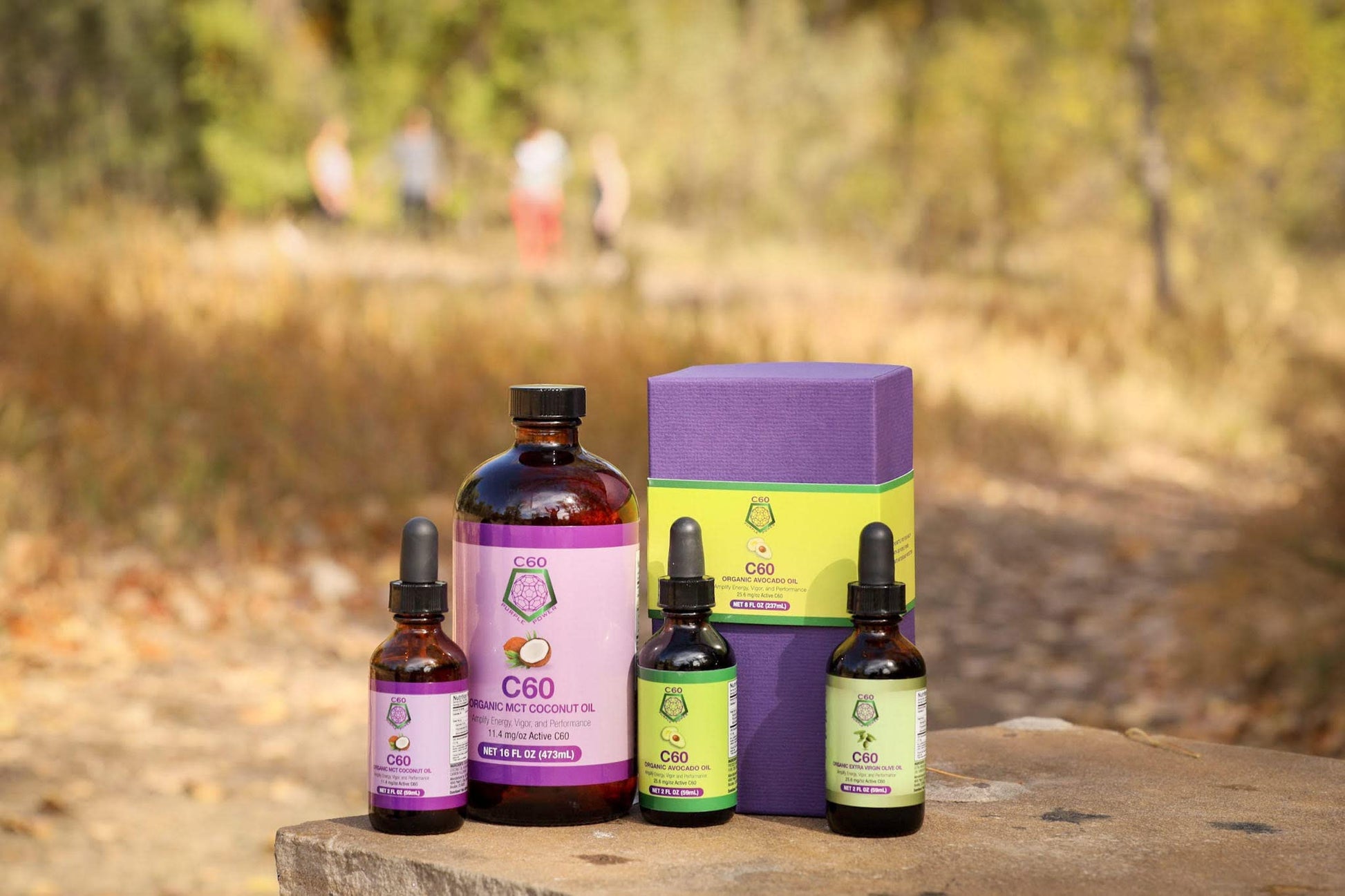 C60 Power C60 in Organic Avocado Oil - Natural Wellness & Antioxidant Support for Men & Women, 99.99% Pure Carbon Fullerenes, Promotes Energy, Mental Clarity, & Stamina - 4 fl oz Bottle - dailyvitalstore