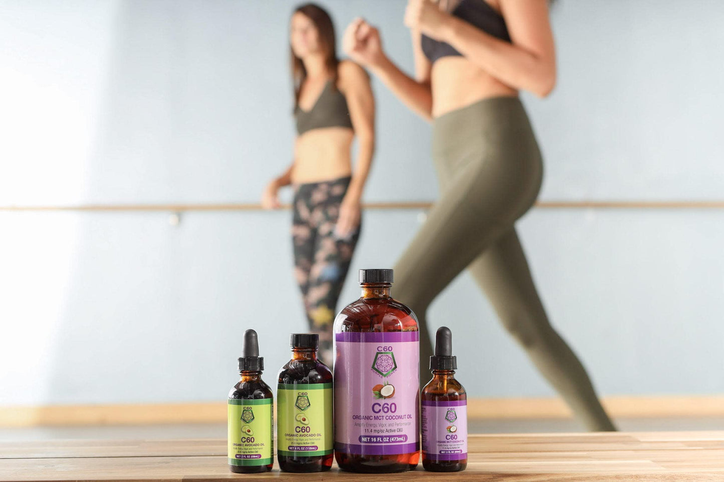 C60 Power C60 in Organic Avocado Oil - Natural Wellness & Antioxidant Support for Men & Women, 99.99% Pure Carbon Fullerenes, Promotes Energy, Mental Clarity, & Stamina - 4 fl oz Bottle - dailyvitalstore