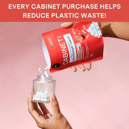 Cabinet: 500mg Acetaminophen for Headache Relief, Toothaches, Sore Throat, and Fever Reducer, 120 Tablets (Refill Pouch) - dailyvitalstore