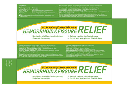 CainNeks Hemorrhoid & Fissure Relief Ointment 20g– 4% Lidocaine Maximum Strength Hemorrhoid Cream, Fast Itching Burning Swelling Relief, Herbs Fast Acting Ingredients. 0.7 oz. - dailyvitalstore