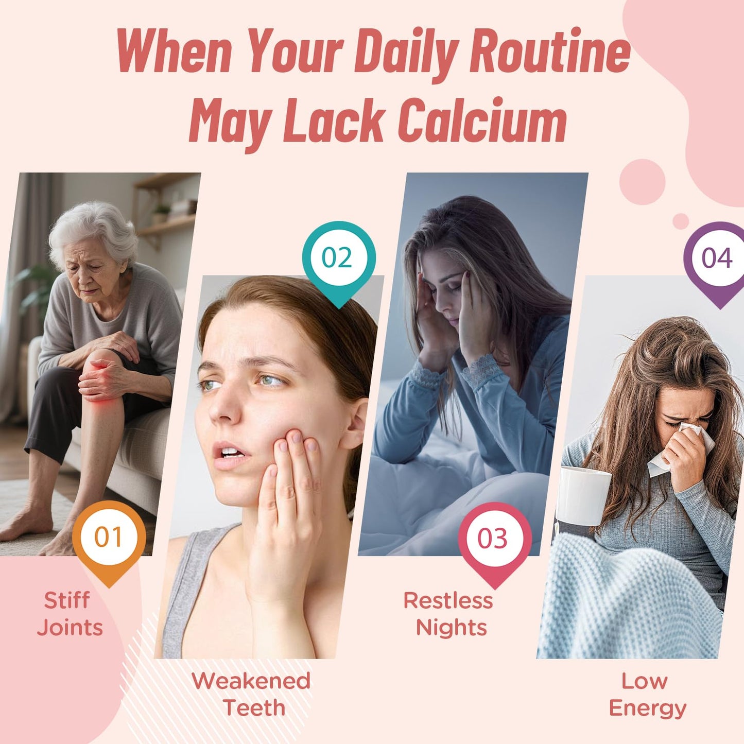 Calcium Gummies for Women – 1500mg Calcium Citrate with Vitamin D3, K2, Magnesium, Zinc, Boron & Soy Isoflavones – Calcium Supplement, Vegan, Zero Sugar, Mixed Fruit Flavors, 360 Count - dailyvitalstore