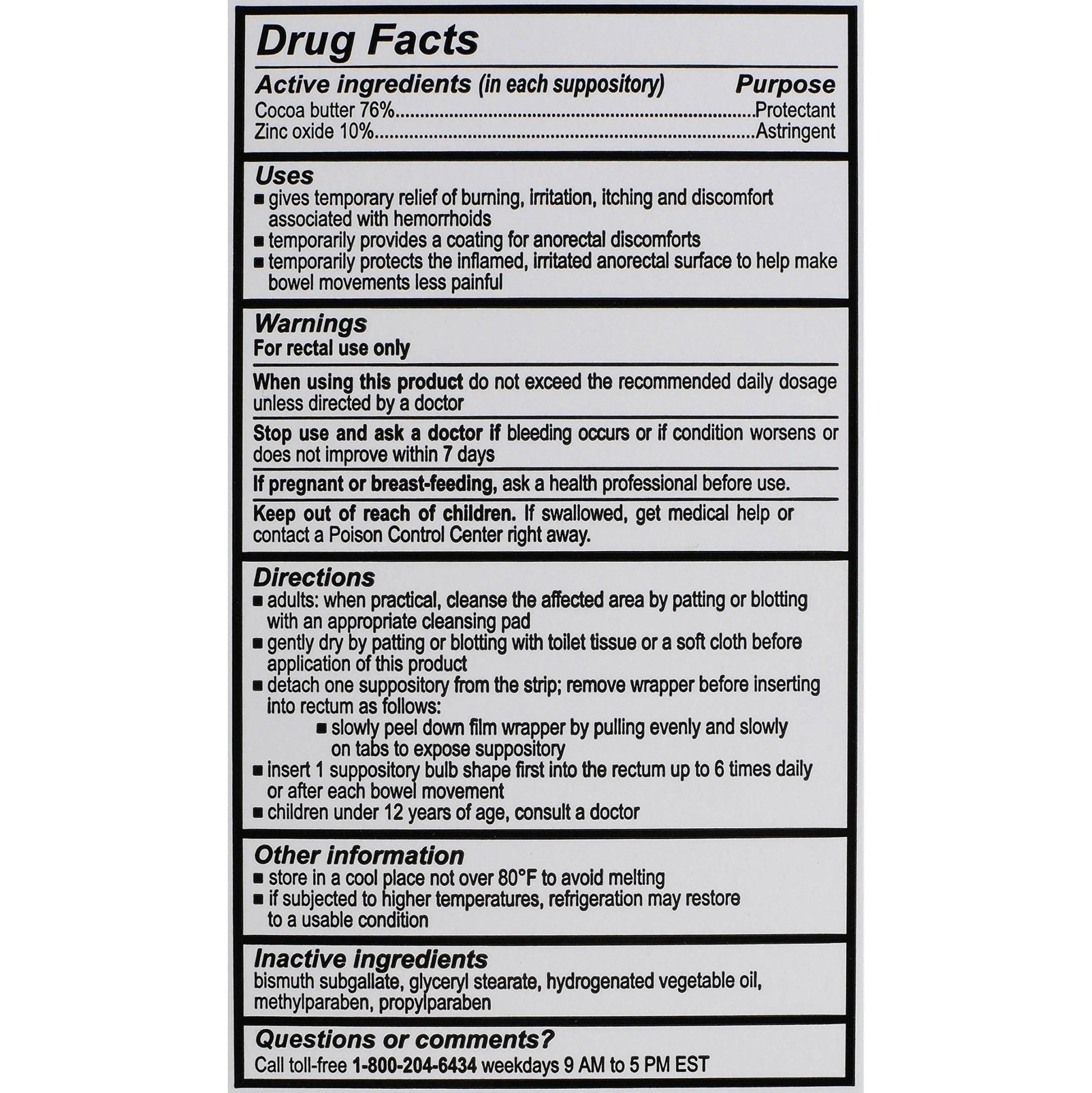 Calmol 4 Hemorrhoidal Suppositories with Soothing Natural Ingredients, 24 Count - dailyvitalstore