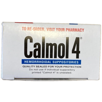Calmol 4 Suppositories 24 (3 Pack) [Health and Beauty] - dailyvitalstore