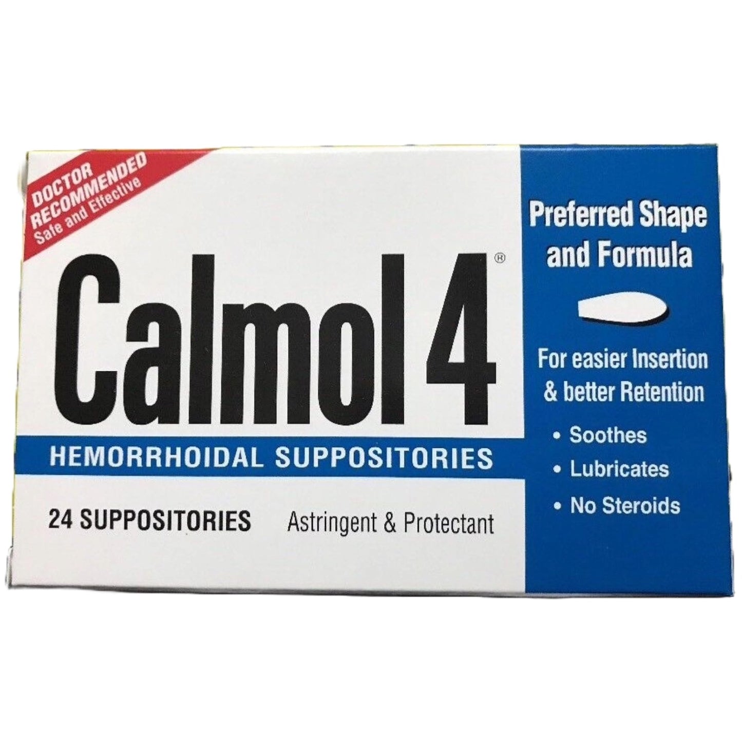 Calmol 4 Suppositories 24 (3 Pack) [Health and Beauty] - dailyvitalstore