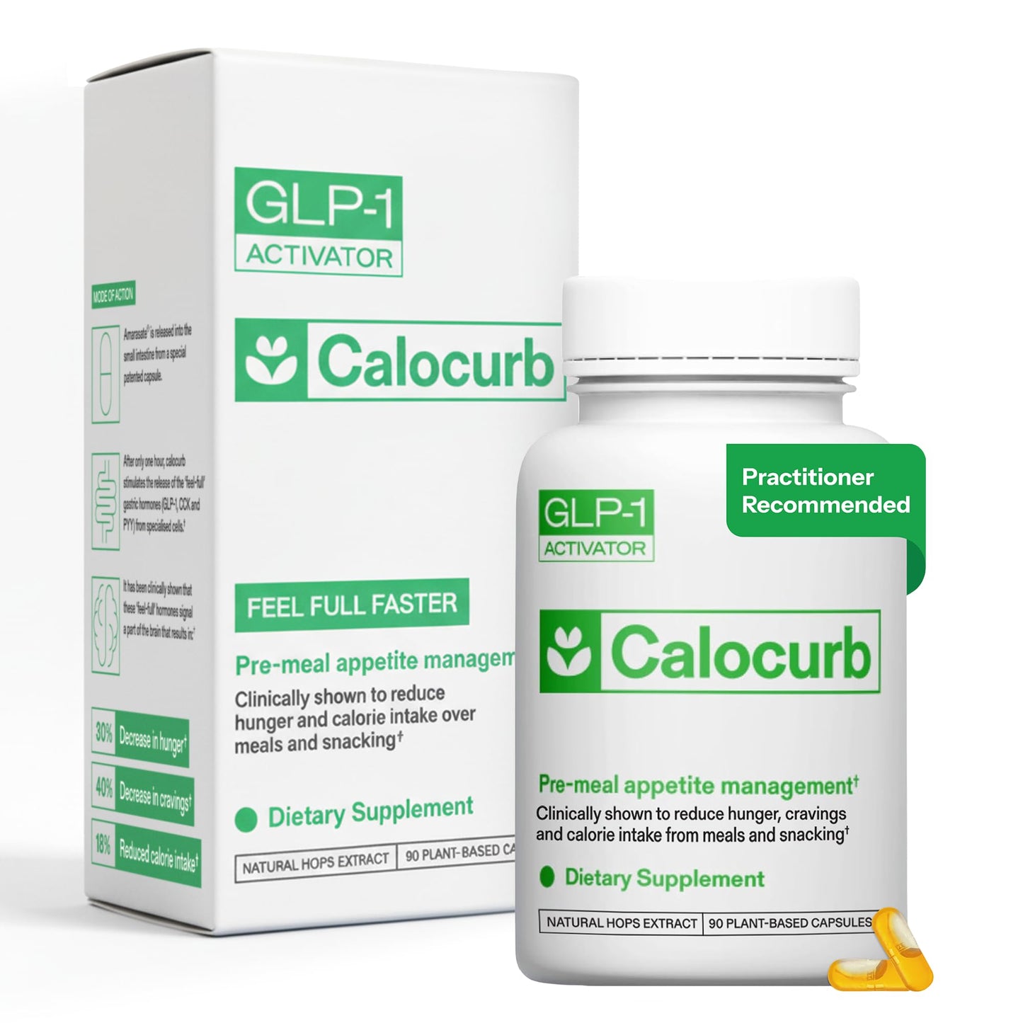 Calorie Control Supplement 6X Natural Support, Official & Patented Amarasate Formula, Plant Based Dietary GLP1 Supplement, Manages Appetite, Hunger & Cravings, - dailyvitalstore