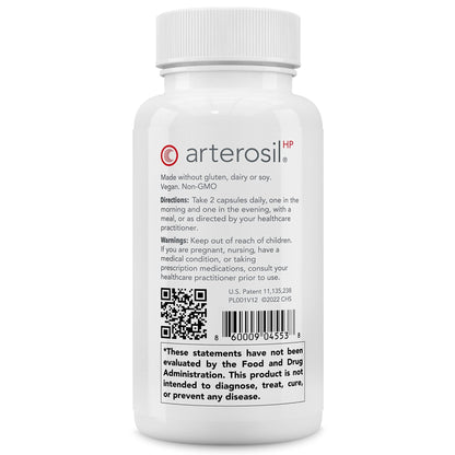 Calroy Health Sciences Arterosil HP Professional - Endothelial Glycocalyx Support - Heart Health Support - Artery Health Support - Circulation Support – MonitumRS® Rhamnan Sulfate - Monostroma Nitidum - dailyvitalstore