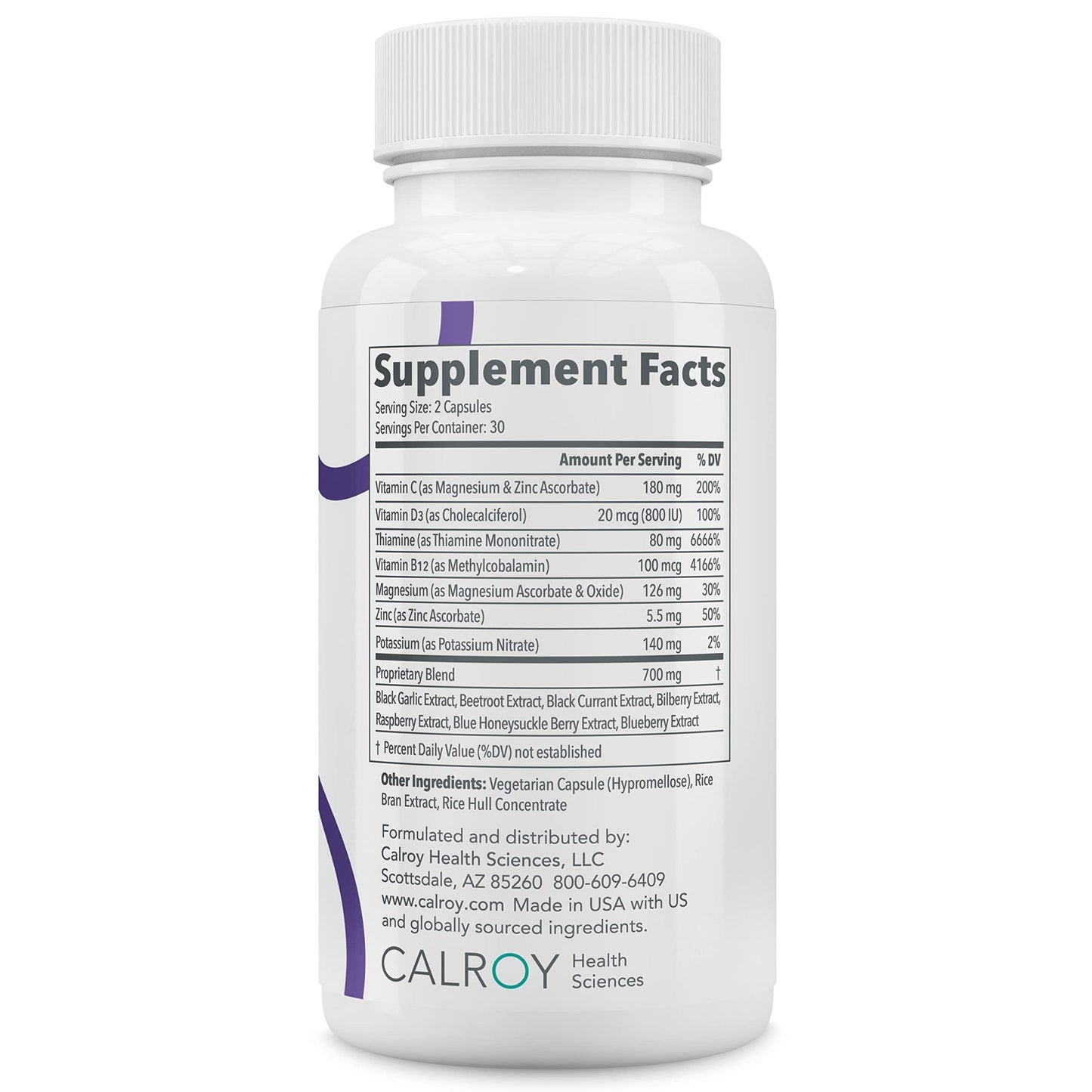 Calroy Health Sciences Vascanox HP - Next Generation Nitric Oxide Support - Up to 24 Hours on Single dose*+ - dailyvitalstore