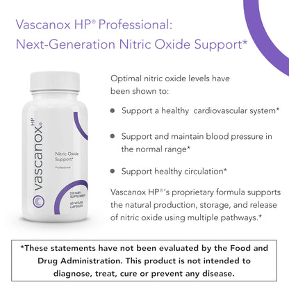 Calroy Health Sciences Vascanox HP - Next Generation Nitric Oxide Support - Up to 24 Hours on Single dose*+ - dailyvitalstore