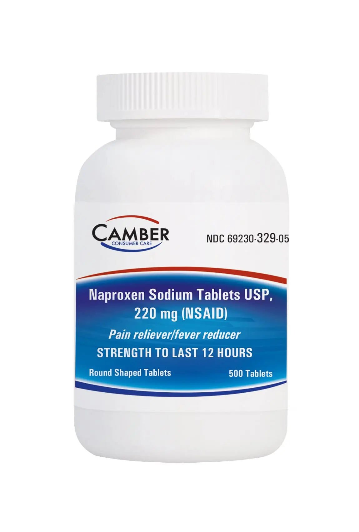Camber Naproxen Sodium, 220 mg - Pain Reliever and Fever Reducer (500 Count) - dailyvitalstore