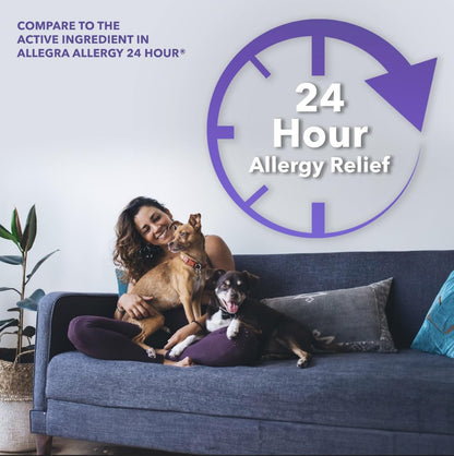 Camber Non-Drowsy Fexofenadine Antihistamine Indoor Outdoor Allergy Relief Tablets (30-ct) - dailyvitalstore