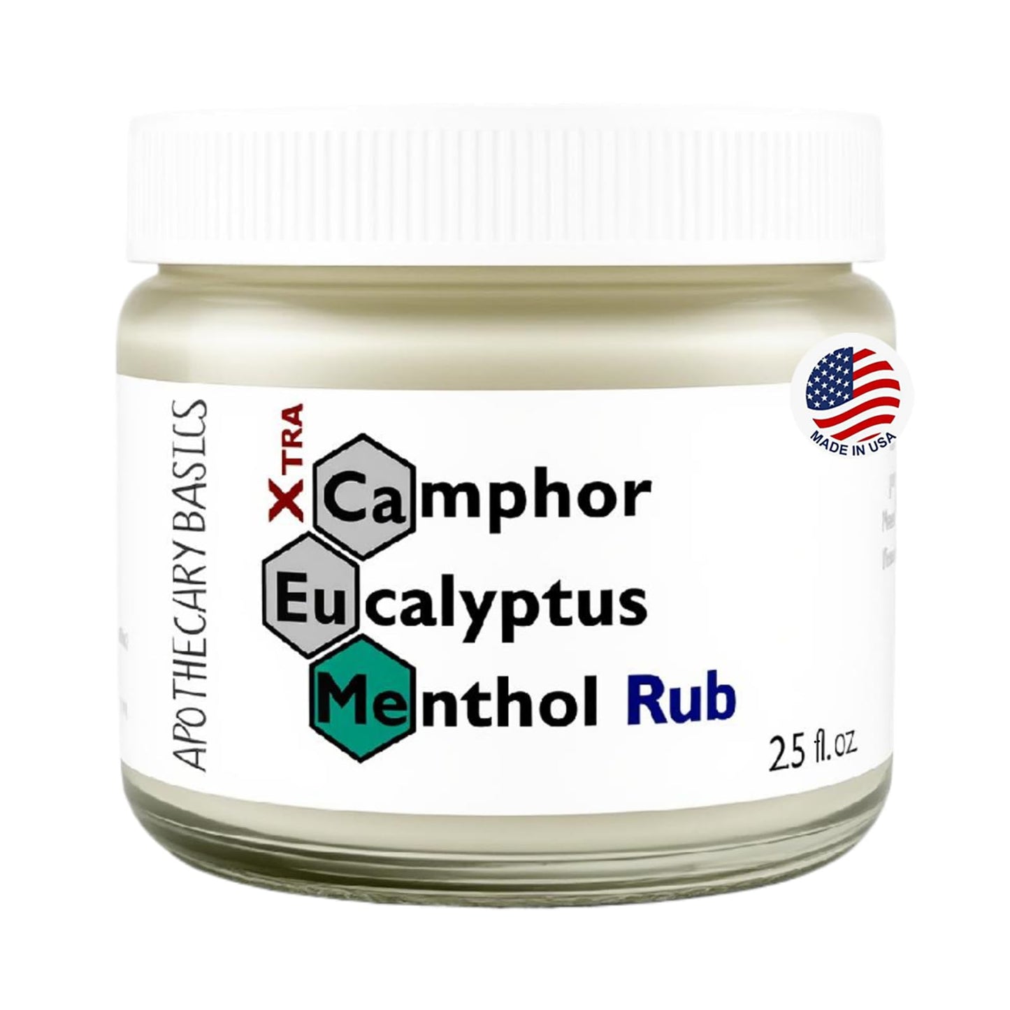 Camphor+Eucalyptus+Menthol Xtra Rub – Handmade with Menthol, Camphor & Eucalyptus – Soothing & Refreshing – 2.5 fl oz - dailyvitalstore