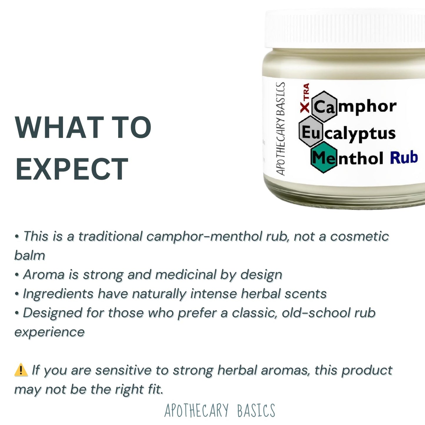 Camphor+Eucalyptus+Menthol Xtra Rub – Handmade with Menthol, Camphor & Eucalyptus – Soothing & Refreshing – 2.5 fl oz - dailyvitalstore
