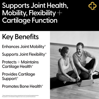 Campio Glucosamine Chondroitin MSM All-in-One Joint Support Supplement Turmeric, Hyaluronic Acid, Boswellia, Ginger Root, Bamboo, BioPerine, Black Pepper, Supports Joint Health & Flexibility 90 Count - dailyvitalstore
