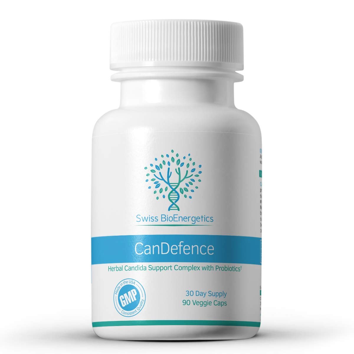 CanDefence - Candida Cleanse Ultimate Extra Strength All-in-ONE Formulation with Caprylic Acid, Probiotics and a synergistic Balance of 11 Different Botanicals - 90 Capsules - dailyvitalstore