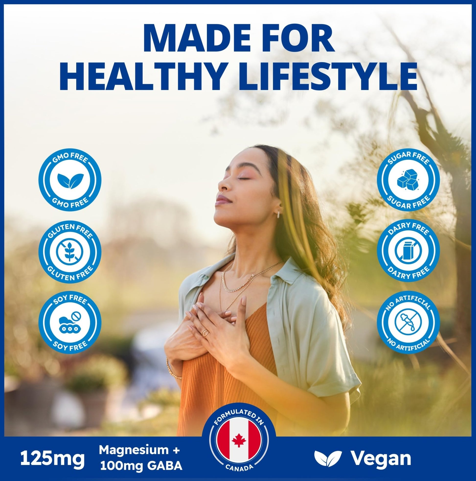 CanPrev Magnesium Bisglycinate Chelated + GABA & Melatonin, 120 Veg Caps, 120-Day Supply, Support Restful Night, Muscle Function, Promote Relaxation & Balanced Sleep-Wake Cycle, Vegan, No GMO & Gluten - dailyvitalstore