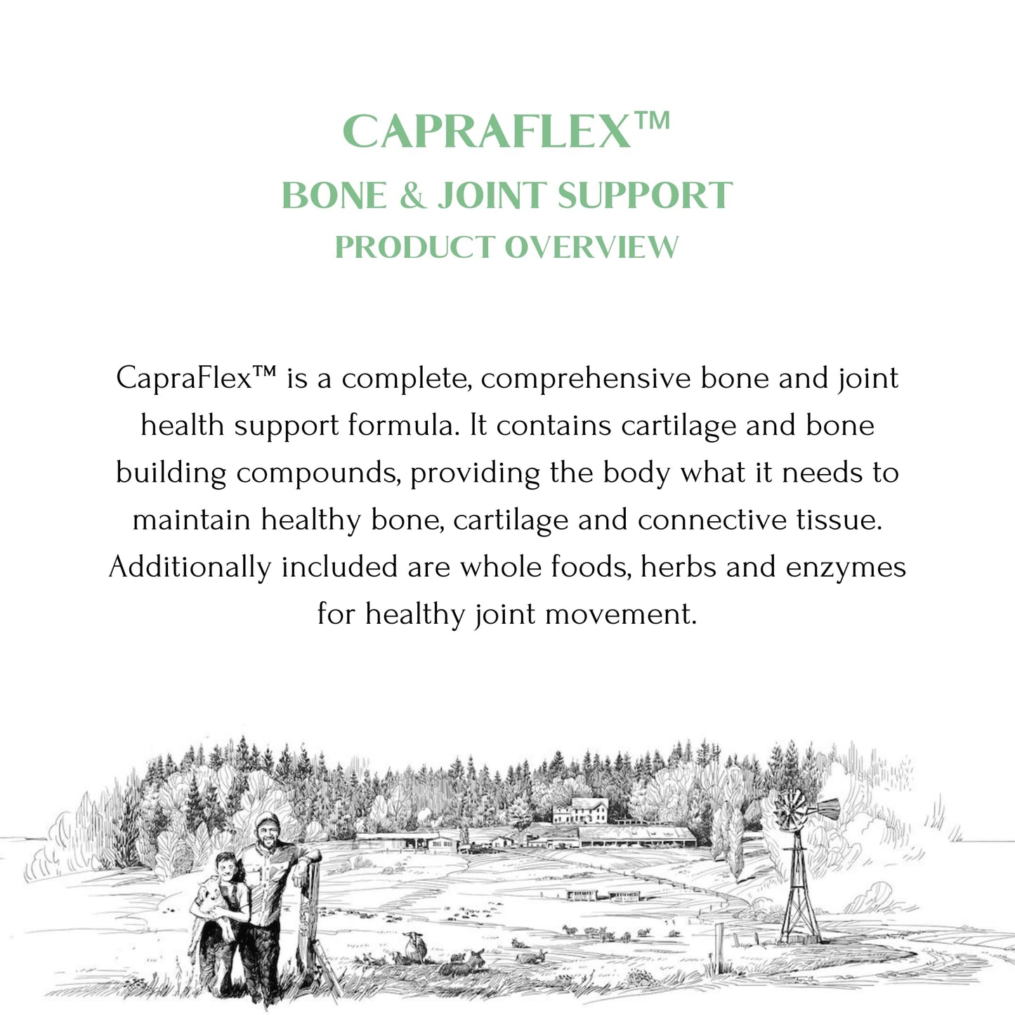 CapraFlex by Mt. Capra | Bone and Joint Support Supplement with Chicken Collagen, Hyaluronic Acid, Turmeric, and Herbs for Joint Vitality | 30 Servings - 120 Capsules - dailyvitalstore