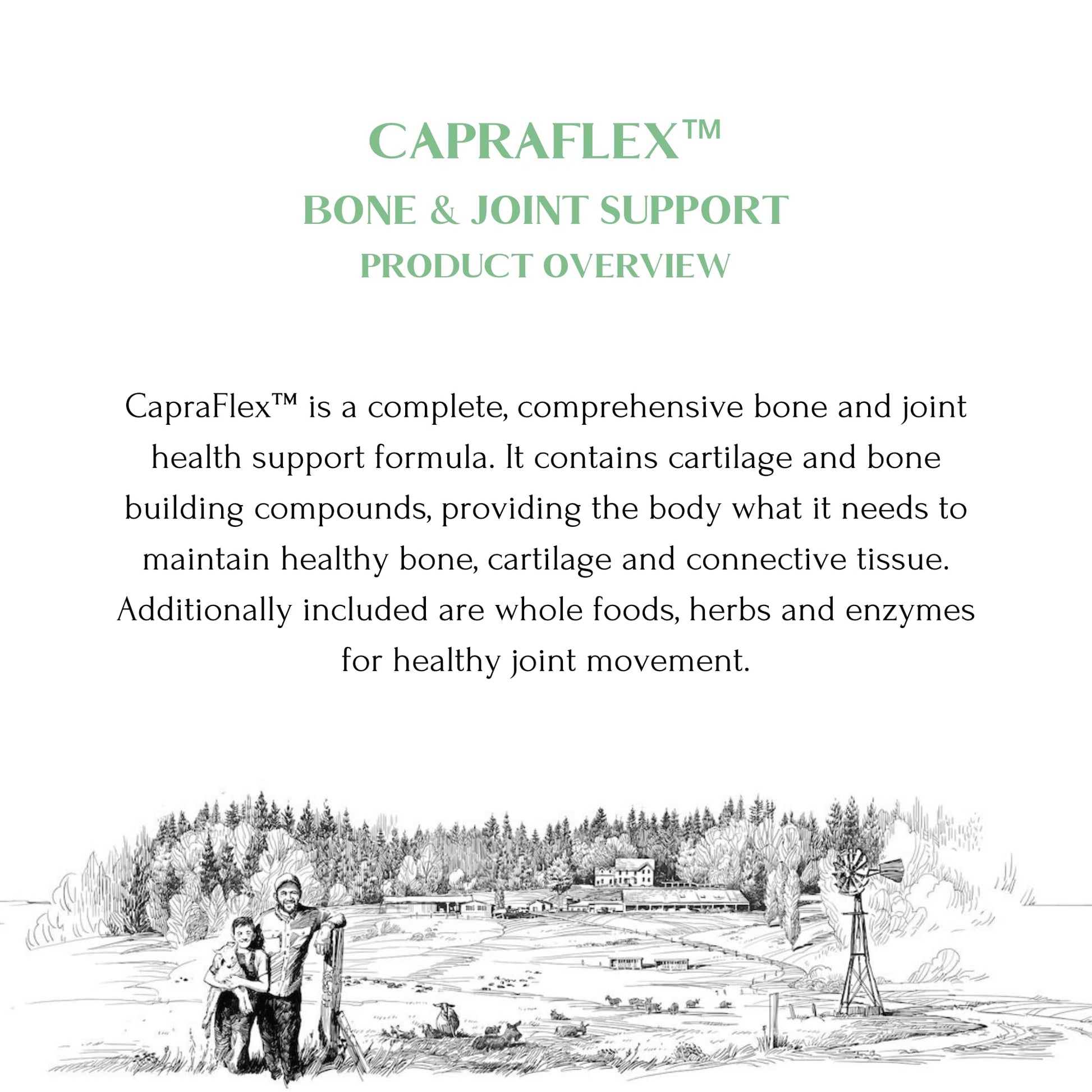 CapraFlex by Mt. Capra | Bone and Joint Support Supplement with Chicken Collagen, Hyaluronic Acid, Turmeric, and Herbs for Joint Vitality | 30 Servings - 120 Capsules - dailyvitalstore