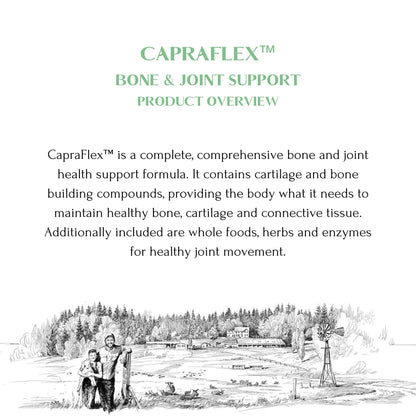 CapraFlex by Mt. Capra | Bone and Joint Support Supplement with Chicken Collagen, Hyaluronic Acid, Turmeric, and Herbs for Joint Vitality | 30 Servings - 120 Capsules - dailyvitalstore