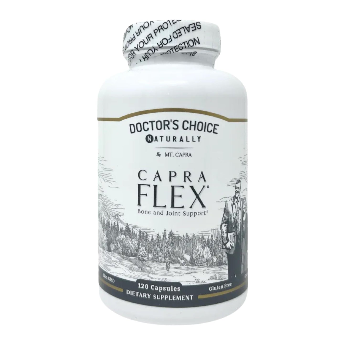 CapraFlex by Mt. Capra | Bone and Joint Support Supplement with Chicken Collagen, Hyaluronic Acid, Turmeric, and Herbs for Joint Vitality | 30 Servings - 120 Capsules - dailyvitalstore