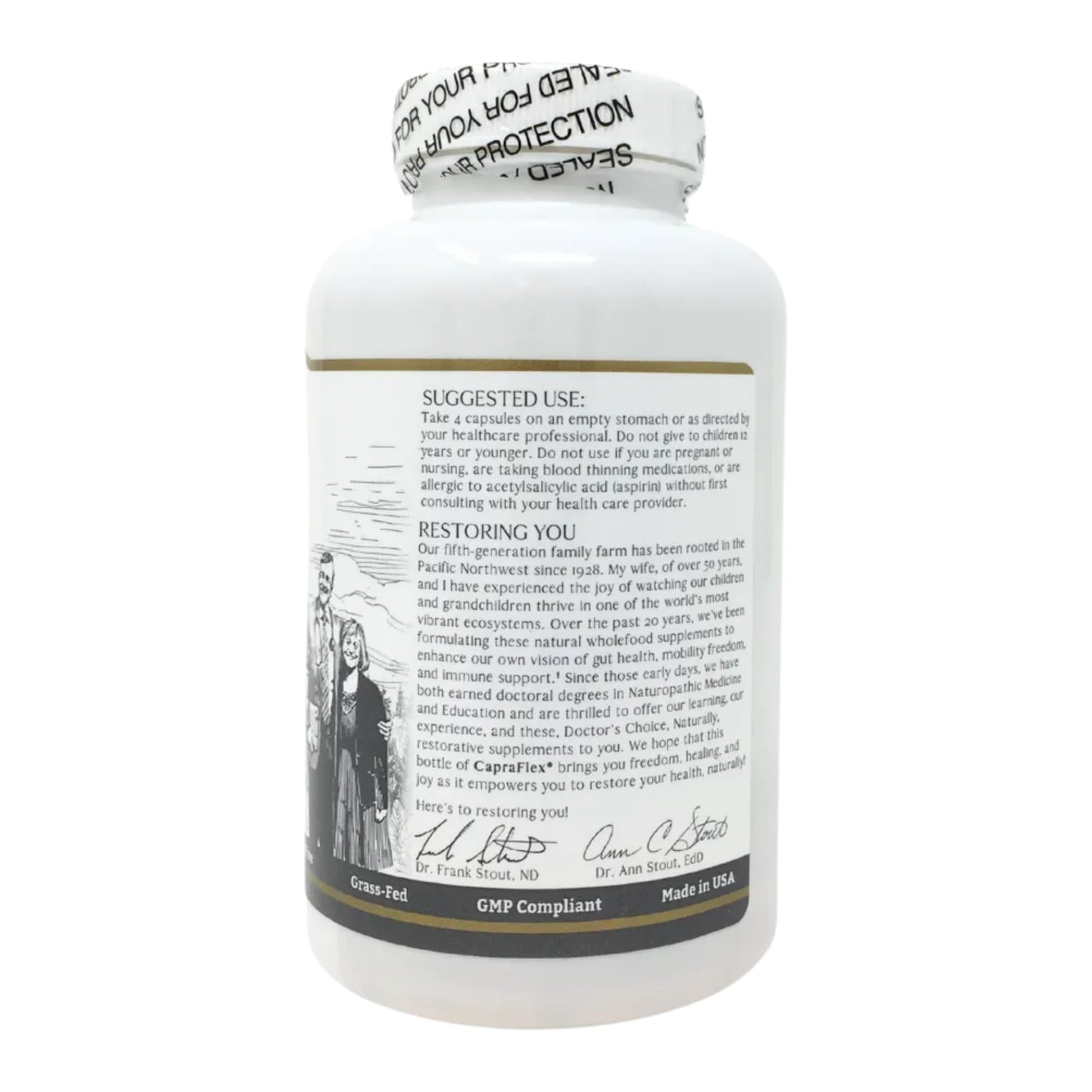 CapraFlex by Mt. Capra | Bone and Joint Support Supplement with Chicken Collagen, Hyaluronic Acid, Turmeric, and Herbs for Joint Vitality | 30 Servings - 120 Capsules - dailyvitalstore