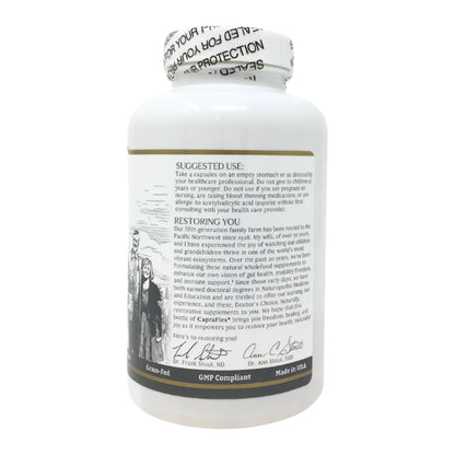 CapraFlex by Mt. Capra | Bone and Joint Support Supplement with Chicken Collagen, Hyaluronic Acid, Turmeric, and Herbs for Joint Vitality | 30 Servings - 120 Capsules - dailyvitalstore