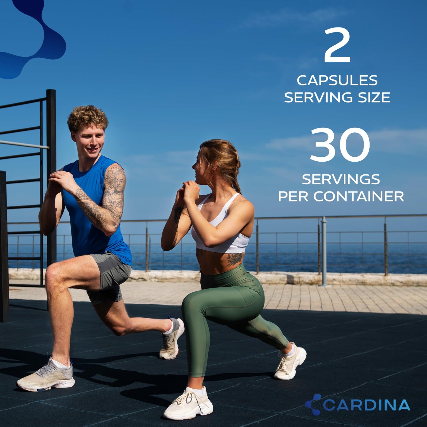 CARDINA B12 Vitamins for Women and Men - Brain Supplements for Memory and Focus with Thiamine B1 Supplement and COQ10 - Brain Memory Support - Non-GMO and Vegan B12 Supplement, 60 Ct - dailyvitalstore