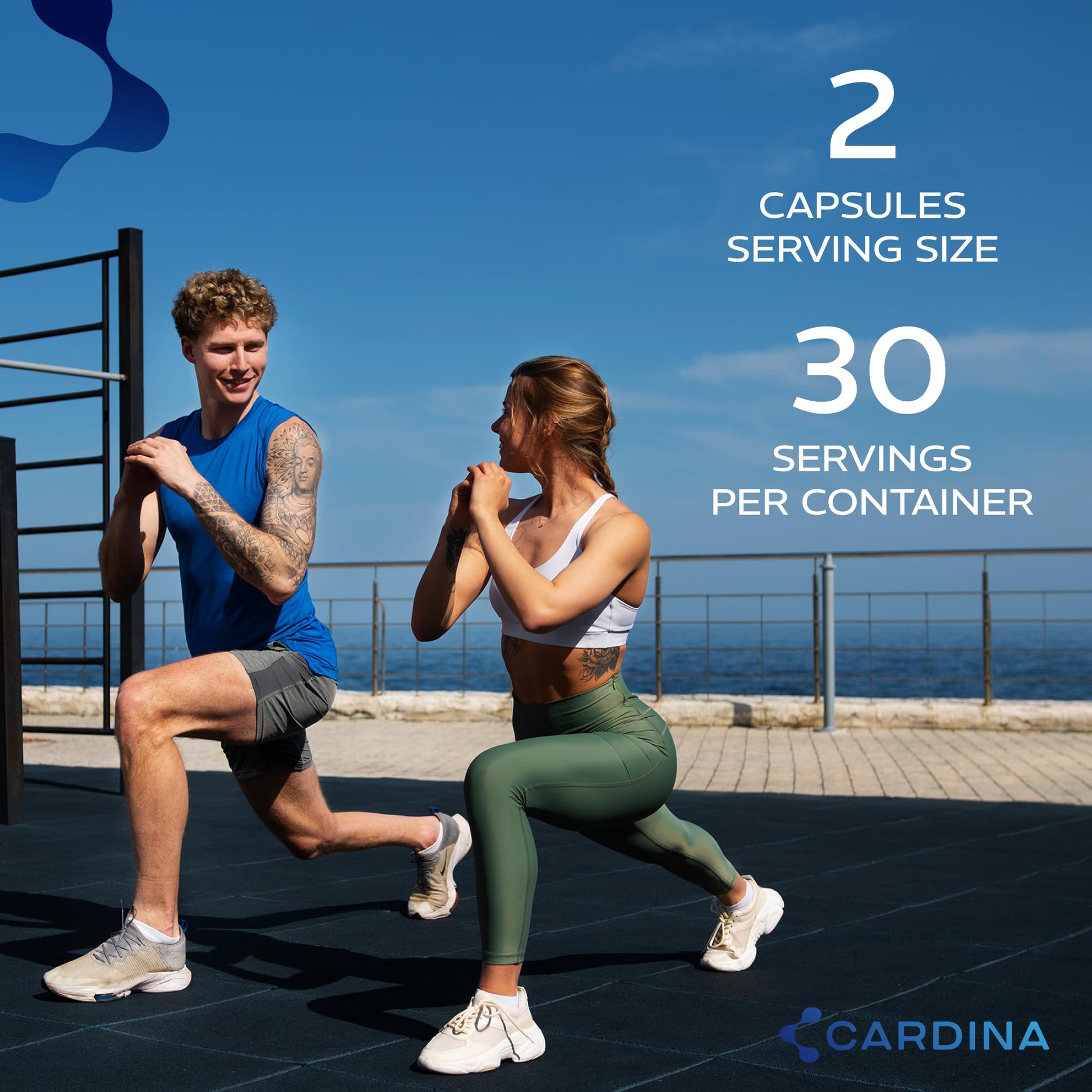 CARDINA B12 Vitamins for Women and Men - Brain Supplements for Memory and Focus with Thiamine B1 Supplement and COQ10 - Brain Memory Support - Non-GMO and Vegan B12 Supplement, 60 Ct - dailyvitalstore