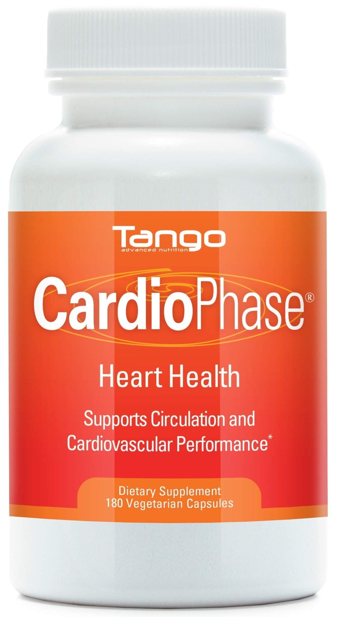 CardioPhase Natural Heart Support Supplement for Healthy Circulation and Cardiovascular Performance (180 Vegetarian Capsules) - dailyvitalstore