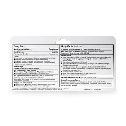 CareAll Hemorrhoidal Ointment 2.0 oz with Applicator (3 Pack). Helps Relieve Burning, Itching, and Discomfort Associated with Inflamed Hemorrhoidal Tissues. Dye, Phthalate, and Fragrance Free - dailyvitalstore