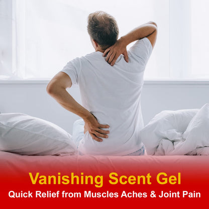 CareAll Muscle & Joint Vanishing Scent Gel, 3.0 oz. (3 Pack), Non-Greasy, Pain Relief Gel for Muscle, Back and Minor Arthritis, Topical Analgesic, 2.5% Menthol - dailyvitalstore