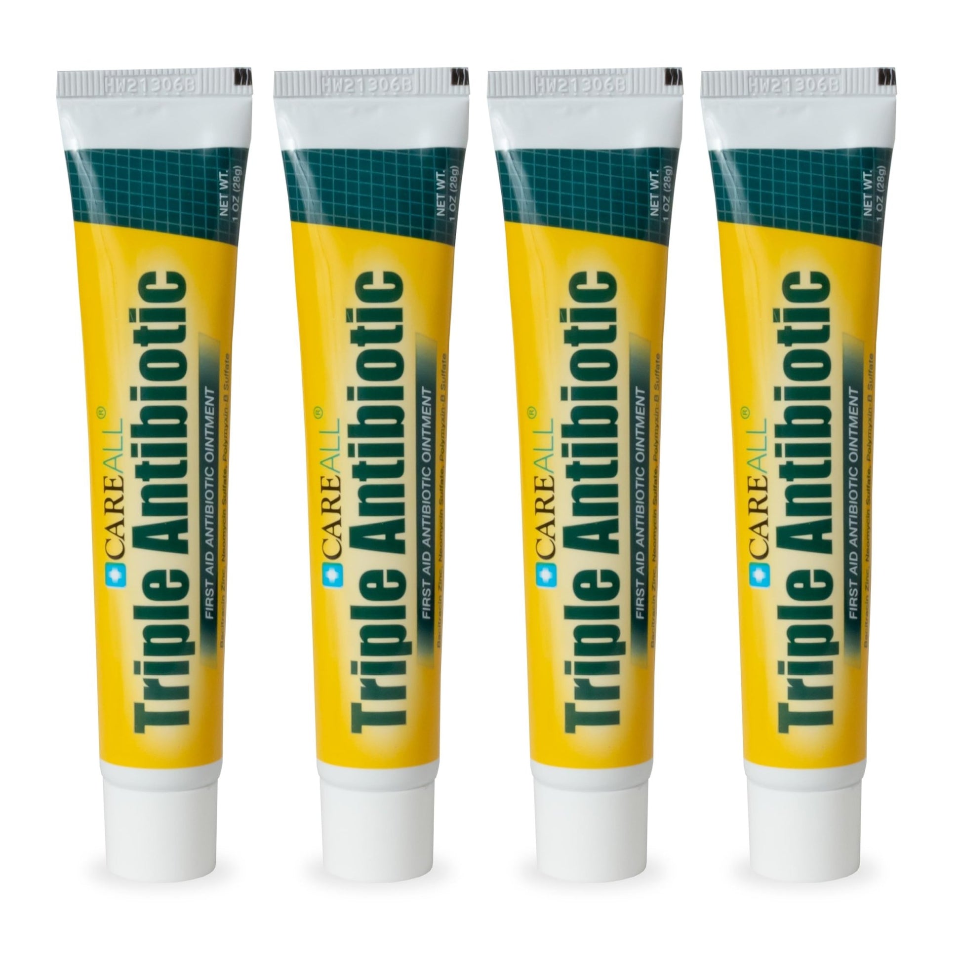CareAll Triple Antibiotic Ointment 1.0 oz (4 Pack), First Aid Ointment for Minor Scrapes, Cuts, and Burns to Help Prevent Infection, Compare to The Active Ingredients of The Leading Brand - dailyvitalstore