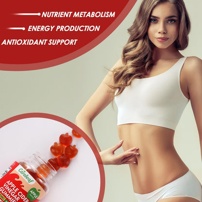 careleaf Apple Cider Vinegar Gummies, Metabolism Gummy with 1000mg AVC & Vitamin B6 Vitamin B12, ACV Gummies for Metabolism, - dailyvitalstore