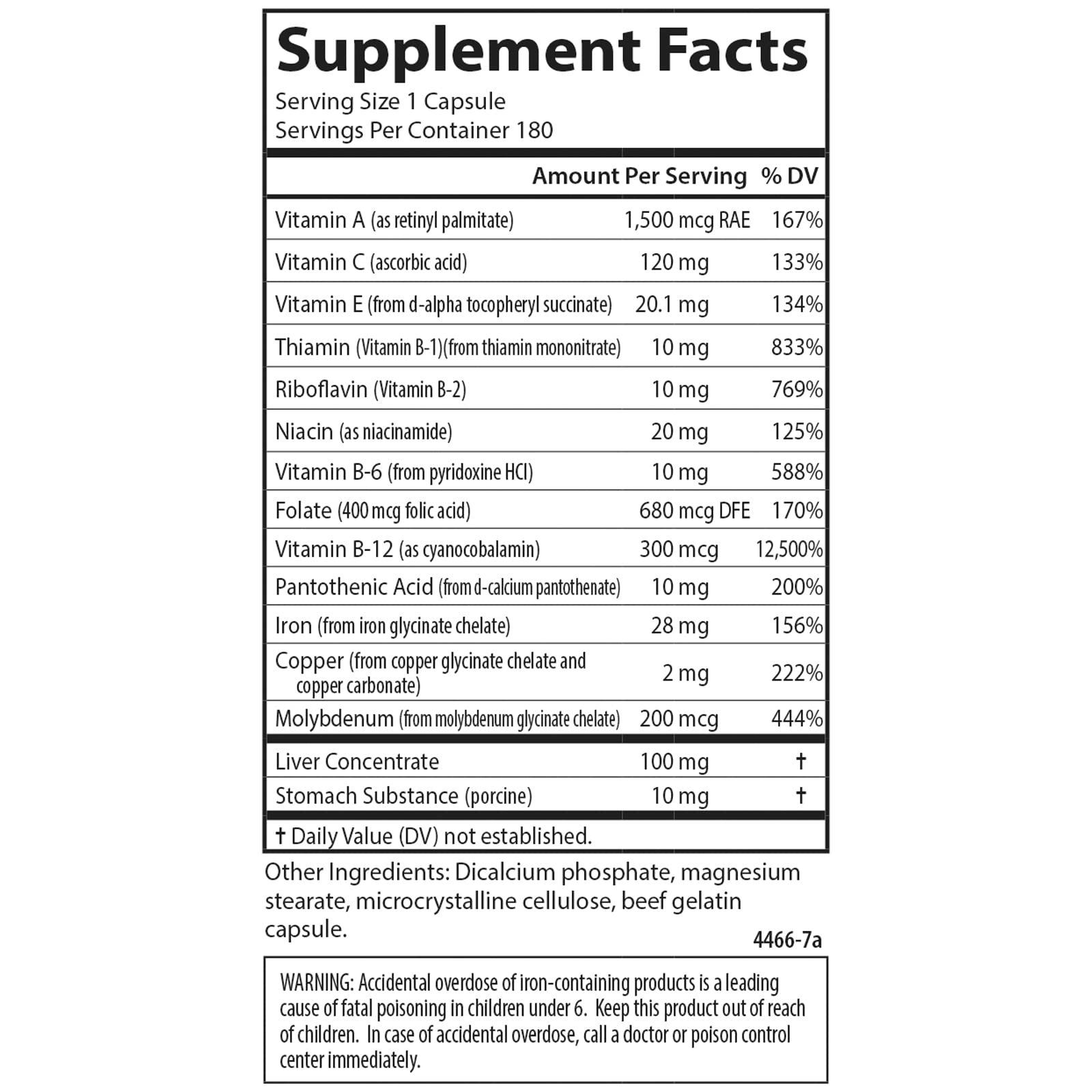 Carlson - Blood Nutrients, 28 mg Iron, Blood Development, Iron Absorption & Optimal Wellness, 40 Capsules - dailyvitalstore