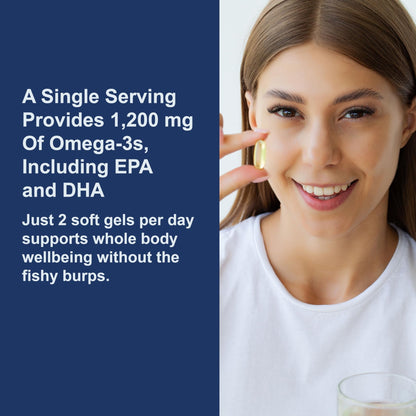 Carlson - Super Omega-3 Gems, 1200 mg Omega-3 Fatty Acids with EPA and DHA, Wild-Caught Norwegian Supplement, Sustainably Sourced Fish Oil Capsules, - dailyvitalstore