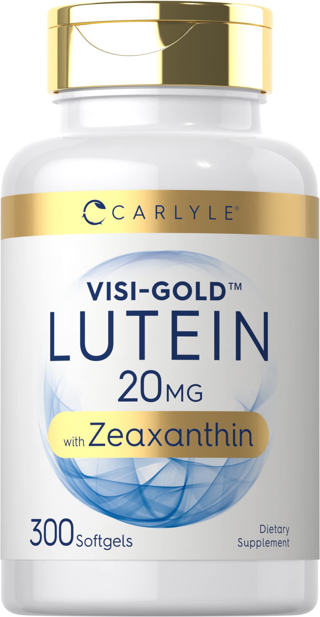 Carlyle Lutein and Zeaxanthin 20mg | 300 Softgels | Eye Health Vitamins | Non-GMO & Gluten Free Supplement - dailyvitalstore