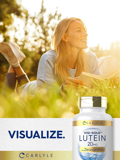 Carlyle Lutein and Zeaxanthin 20mg | 300 Softgels | Eye Health Vitamins | Non-GMO & Gluten Free Supplement - dailyvitalstore