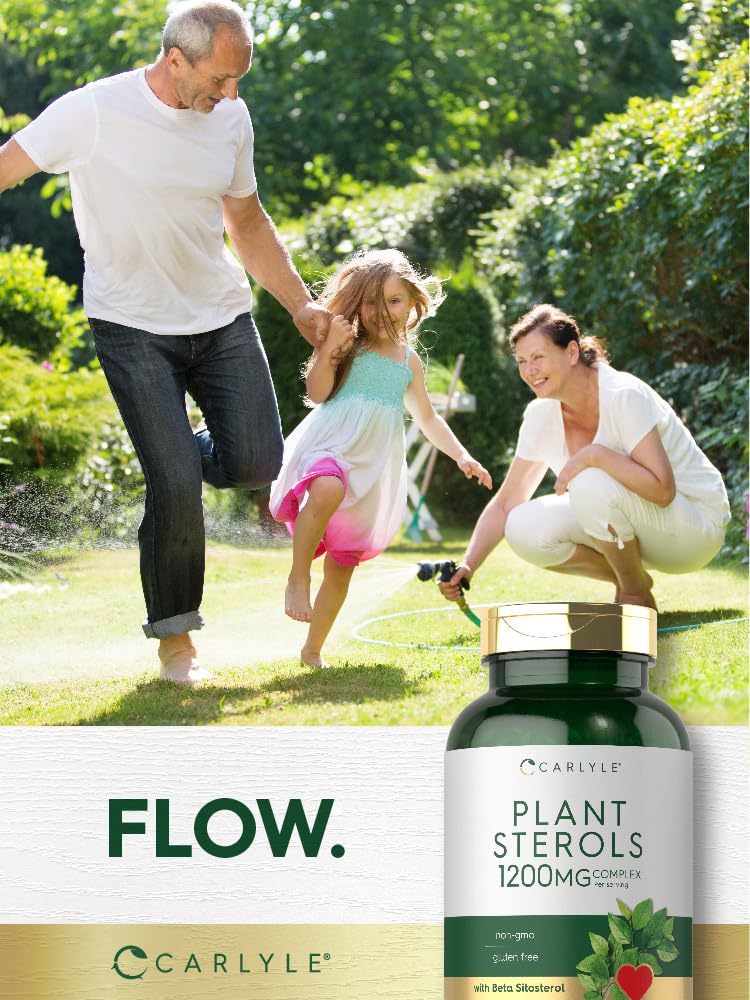 Carlyle Plant Sterols Supplement 1200 mg | 240 Softgels | with Beta Sitosterol | Non-GMO & Gluten Free - dailyvitalstore