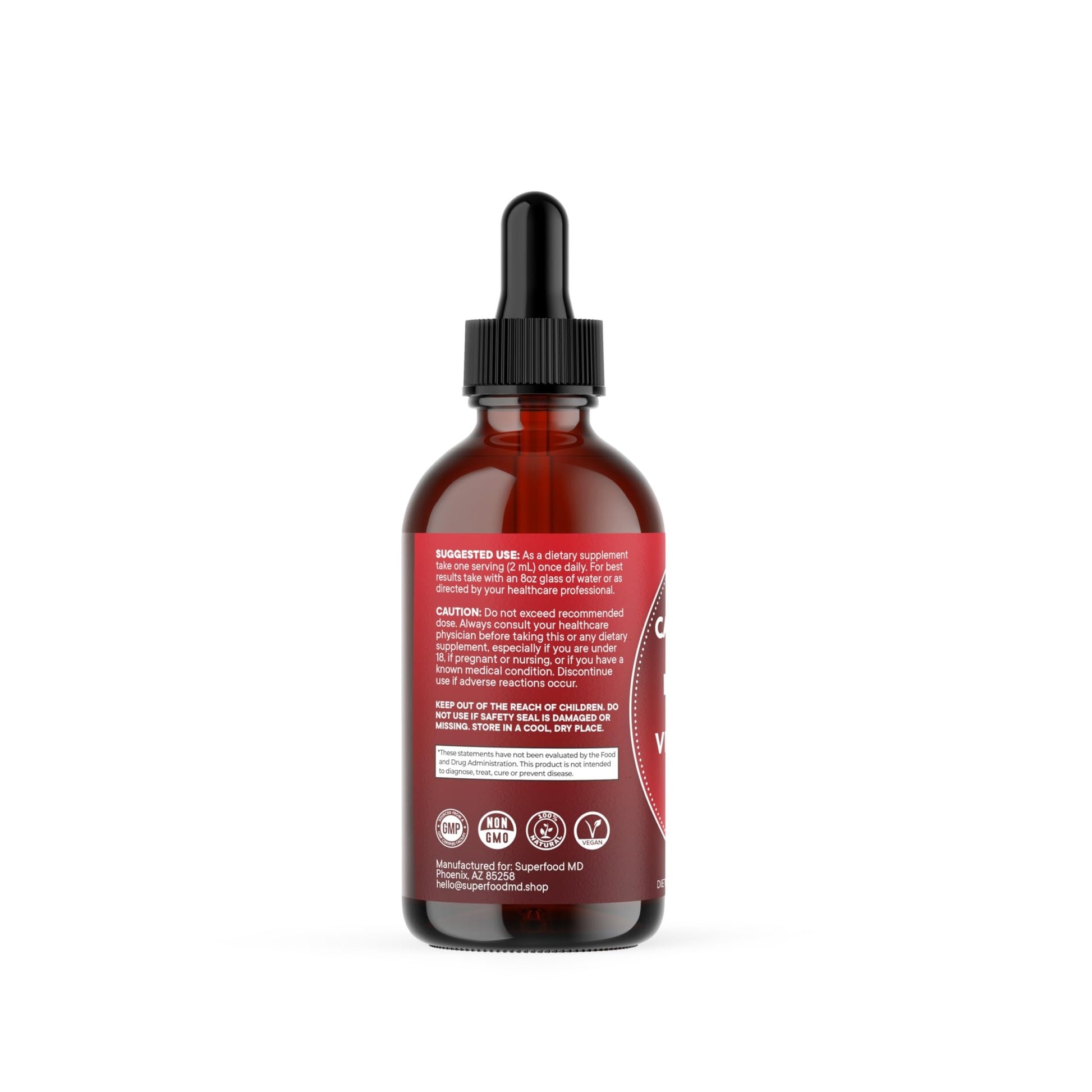 Cayenne Pepper Supplement Liquid Drops + Hawthorn Berry, Vitamin D3 K2 Beet Root Powder, Ceylon Cinnamon, Turmeric Curcumin, Organic Panax Ginseng - 4 OZ - dailyvitalstore
