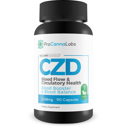 CDZ Supplement Vitamin C D and Zinc Plus Herbs - Our Best Vitamin C D Zinc Blood Booster for Blood Balance & Blood Flow - C Z D Blood Flow & Circulatory Health - Pro Canna Labs Gummies Capsules - dailyvitalstore