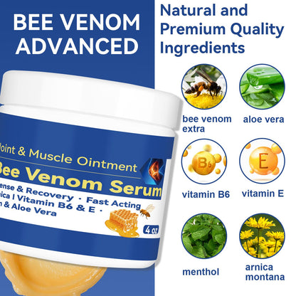 Cedonivor Bee Venom Joint and Bone Cream, Bee Venom Joint Relief Cream Joint Care for Knee, Neck, Back, Hands, Feet Moisturizer - dailyvitalstore