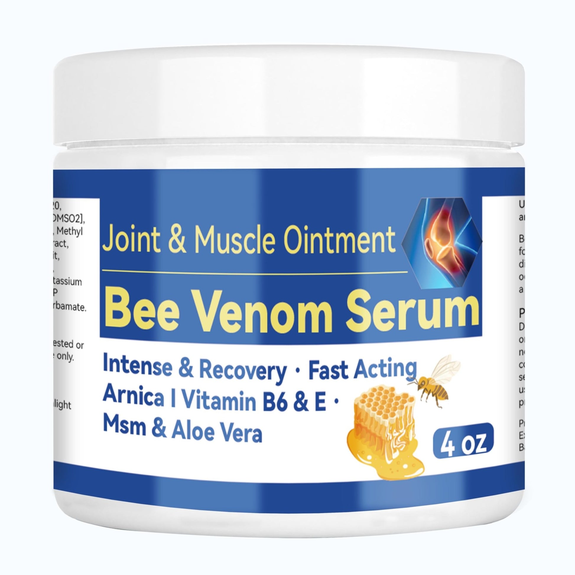 Cedonivor Bee Venom Joint and Bone Cream, Bee Venom Joint Relief Cream Joint Care for Knee, Neck, Back, Hands, Feet Moisturizer - dailyvitalstore