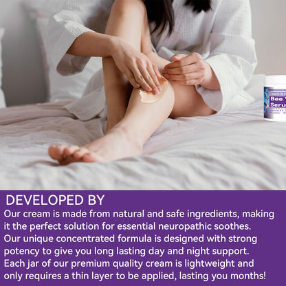 Cedonivor Bee Venom Joint Cream, Joint & Muscle Soothing, Bee Venom Cream for Back, Knee, Hands, Neck, Feet - dailyvitalstore
